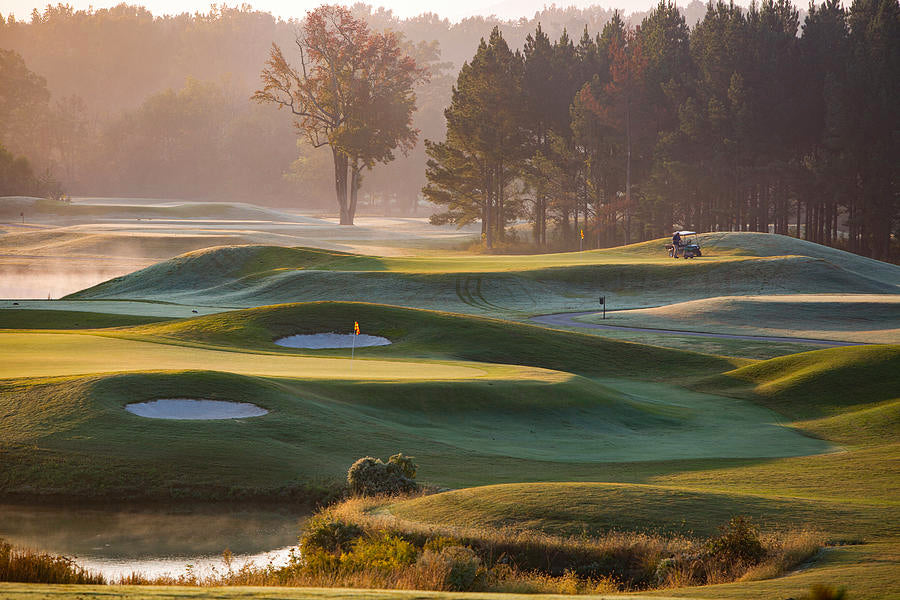 golf course early morning